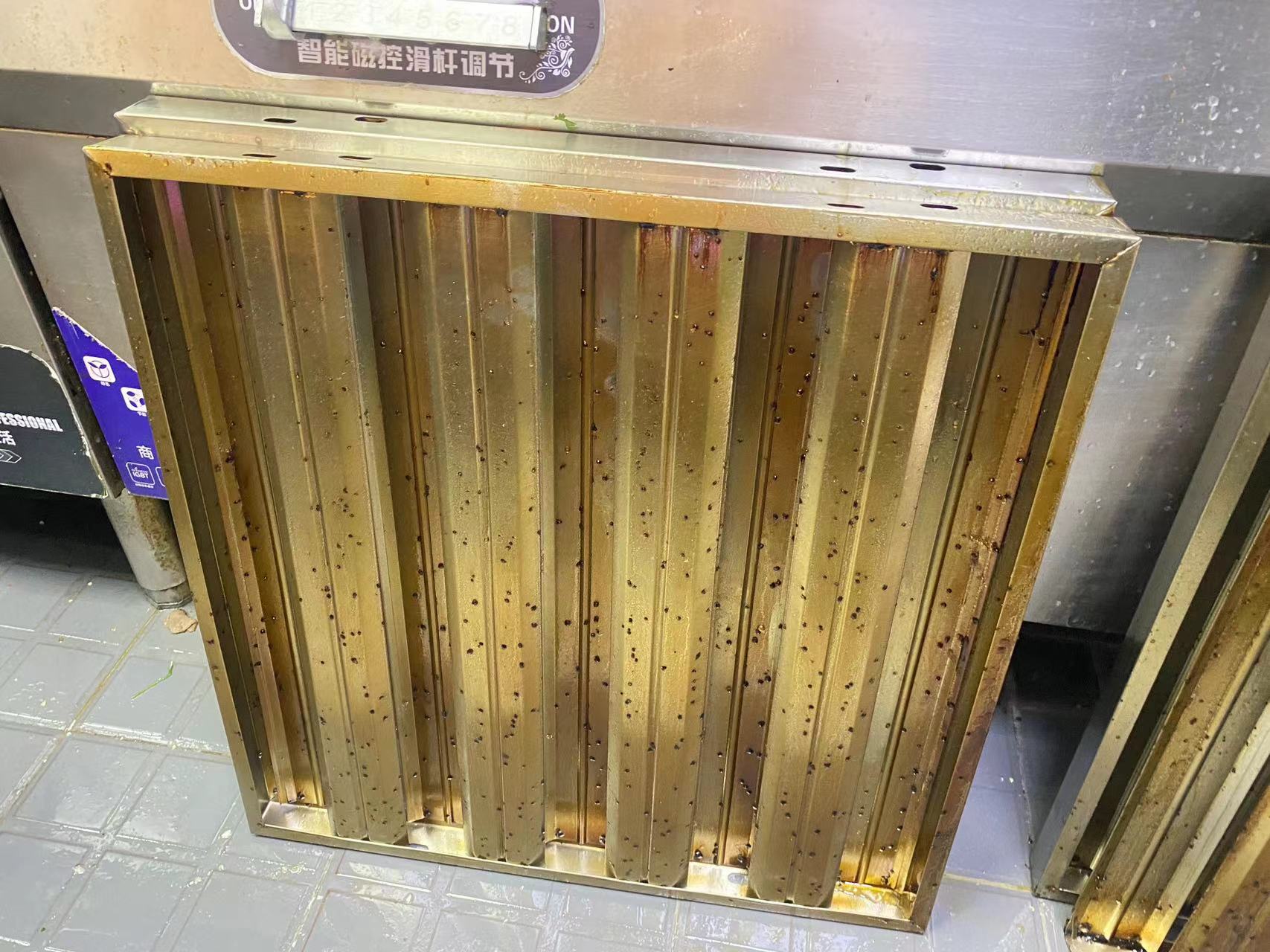 隔油网清洗前照片