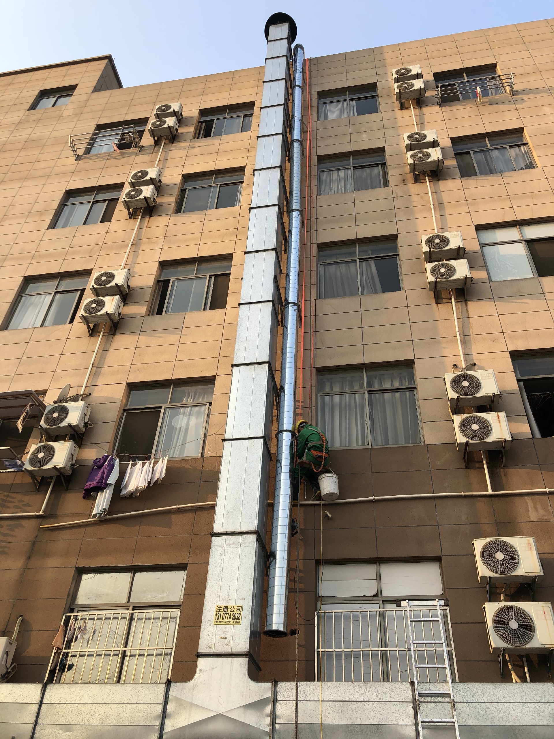 学校食堂管道安装完成照片